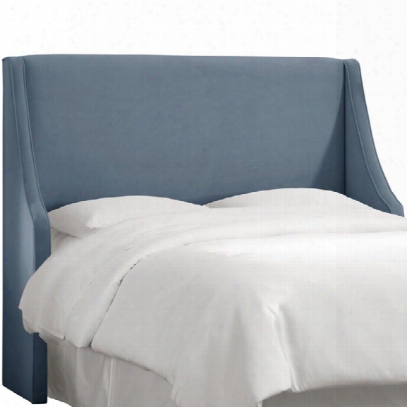 Skyline Furniture Upholstered California King Headboard In Ocean