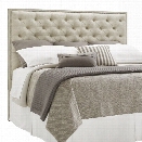 Lexington Oyster Bay Sag Harbor Tufted King Headboard in Silverlake