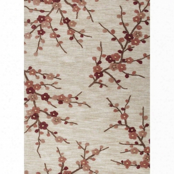 Jaipur Rugs Brio 9' X 12' Hand Tufted Polyester Rug In Ivory And Red