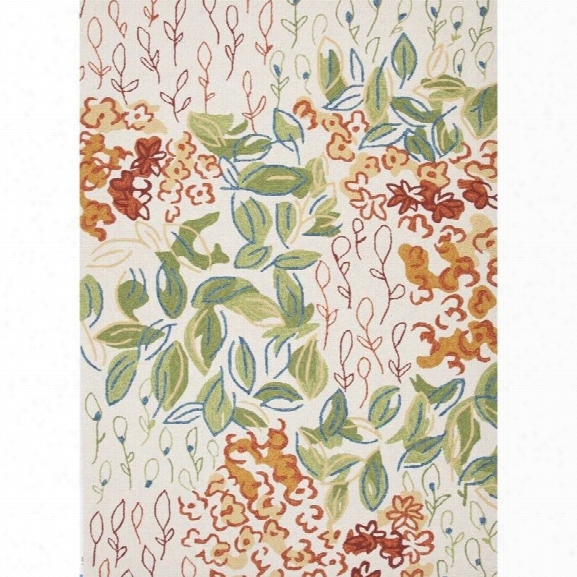 Jaipur Rugs Colours 7'6 X 9'6 Rug In Ivory And Orange