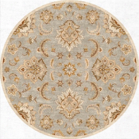 Jaipur Rugs Mythos 10' X 10' Round Hand Tufted Wool Rug In Blue