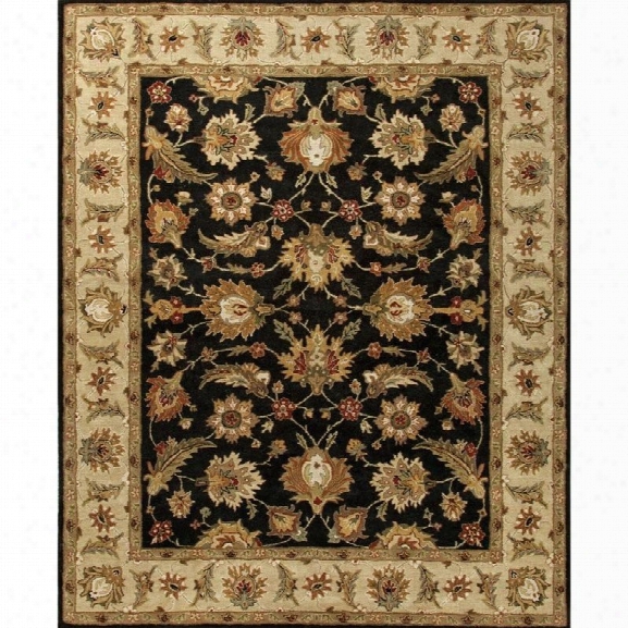 Jaipur Rugs Mythos 12' X 18' Hand Tufted Wool Rug In Black And Taupe