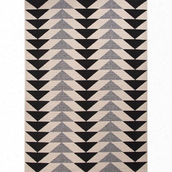 Jaipur Rugs Patio 7'11 X 10' Polypropylene Rug In Ivory And Black