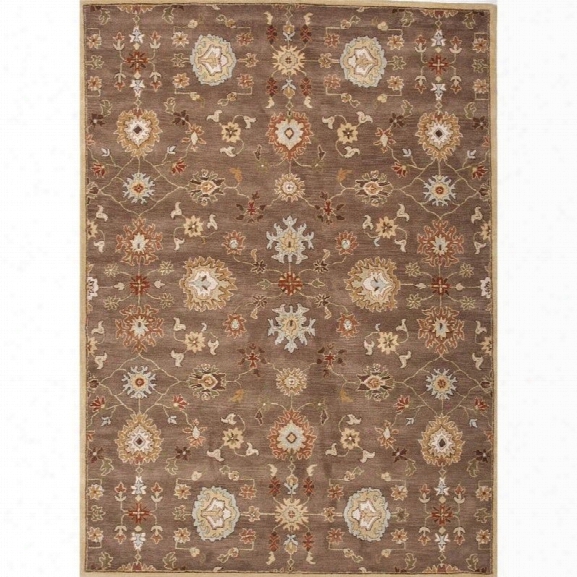 Jaipur Rugs Poeme 9'6 X 13'6 Hand Tufted Wool Rug In Brown And Red