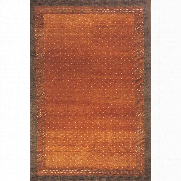 Momeni Desert Gabbeh 9'6 X 13'6 Rug In Paprika