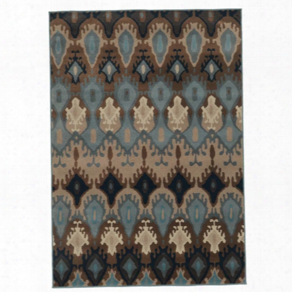 Oriental Weavers Adrienne 9'10 X 12'9 Machine Woven Rug In Blue