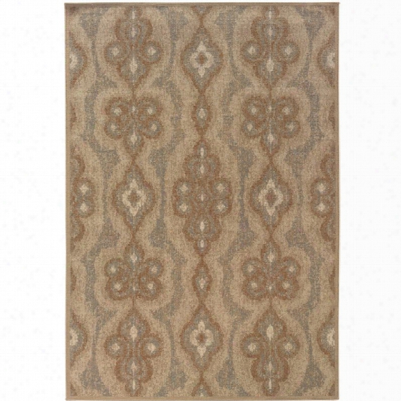 Oriental Weavers Chloe 9'10 X 12'10 Machine Woven Rug In Blue