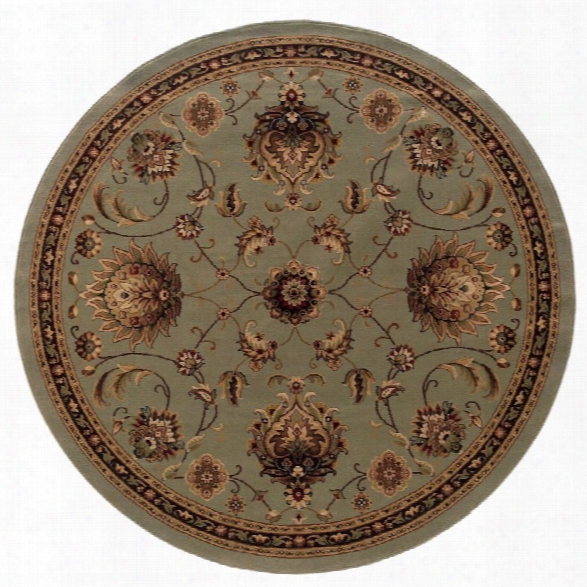 Oriental Weavers Knightsbridge 7'10 Round Machine Woven Rug In Blue