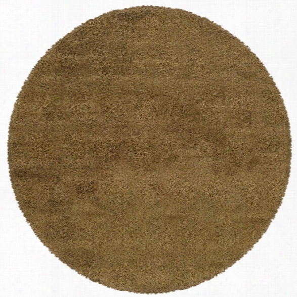 Oriental Weavers Loft Collection 8' Round Machine Woven Rug In Gold