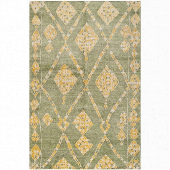 Safavieh Moroccan Green Contemporary Rug - 9' X 12'