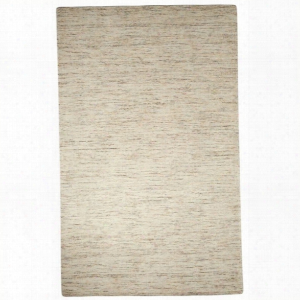 Jaipur Rugs Alton 5' X 8' Solids Handloom Wool Rug In Ivory And White