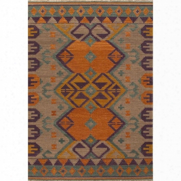 Jaipur Rugs Anatolia 9' X 12' Flat Weave Wool Rug In Orange And Purple