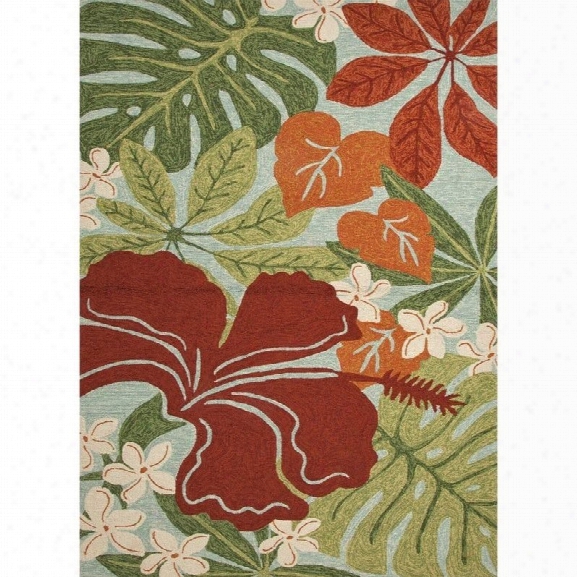 Jaipur Rugs Coastal Lagoon 9' X 12' Rug In Green And Red