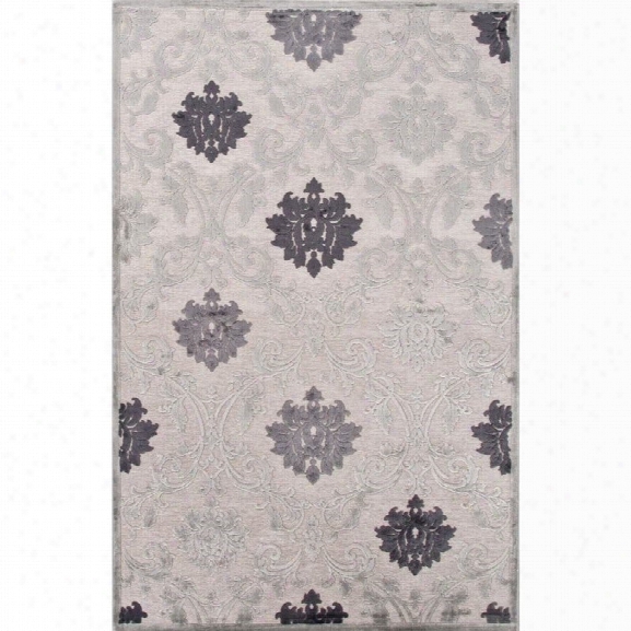 Jaipur Rugs Fables 7'6 X 9'6 Rayon And Chenille Rug In Ivory