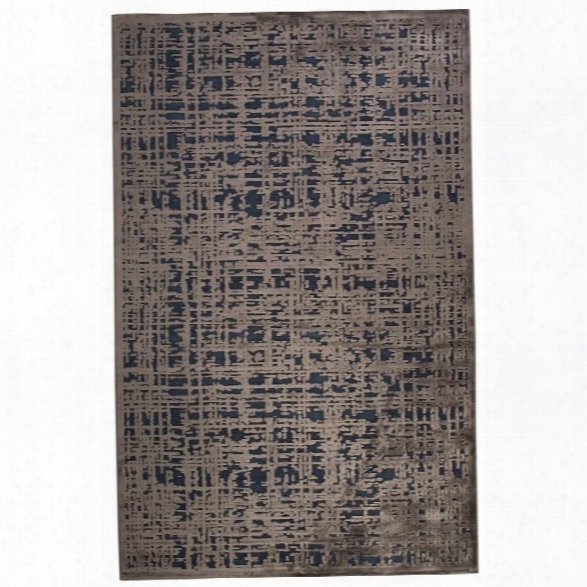 Jaipur  Rugs Fables 7'6 X 9'6 Rayon Chenille Rug In Blue And Gray