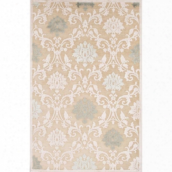 Jaipur Rugs Fables 9' X 12' Rayon And Chenille Rug In Ivory And White