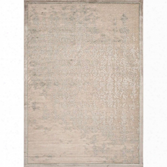 Jaipur Rugs Fables 9' X 12' Rayon And Chenille Rug In Taupe And Green