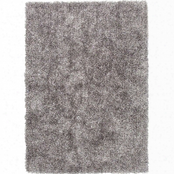 Jaipur Rugs Flux 7'6 X 9'6 Shag Polyester Rug In Gray