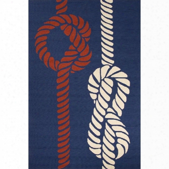 Jaipur Rugs Grant 7'6 X 9'6 Rug In Blue And Red