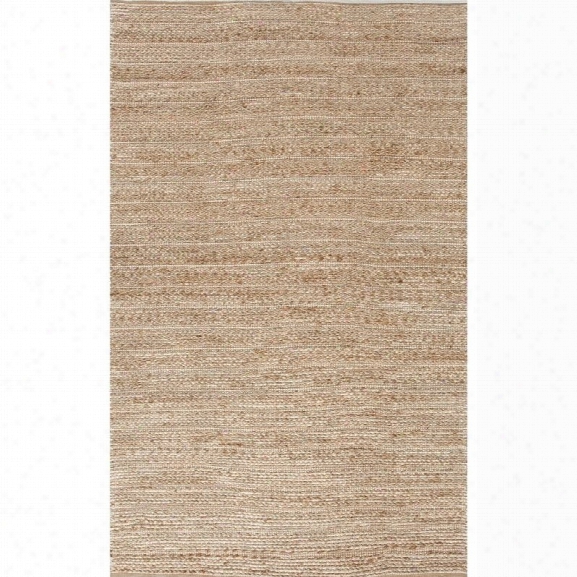 Jaipur Rugs Himalaya 9' X 12' Naturals Jute Rug In Taupe And Ivory