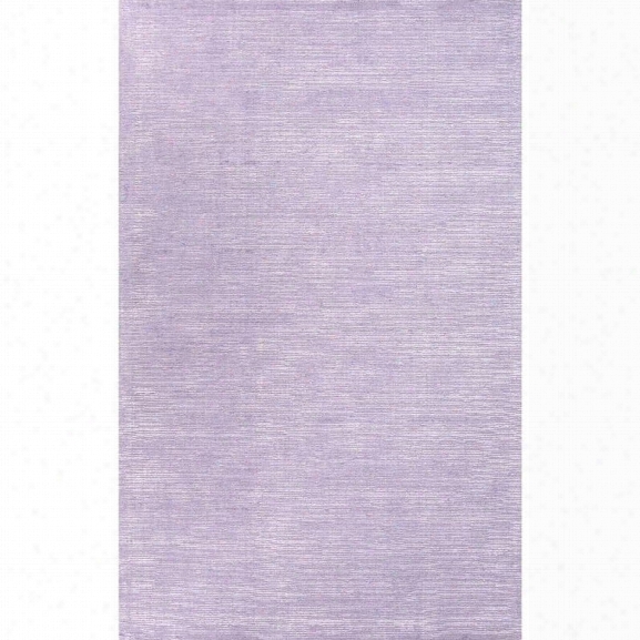 Jaipur Rugs Konstrukt 5' X 8' Solids Handloom Wool Rug In Purple