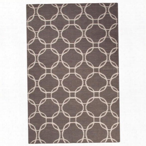 Jaipur Rugs Maroc 8' X 10' Flat Weave Wool Rug In Gray And Ivory