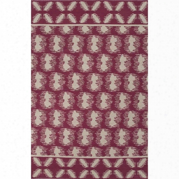 Jaipur Rugs Traditions Made Modern Cotton 8' X 11' Rug In Pink