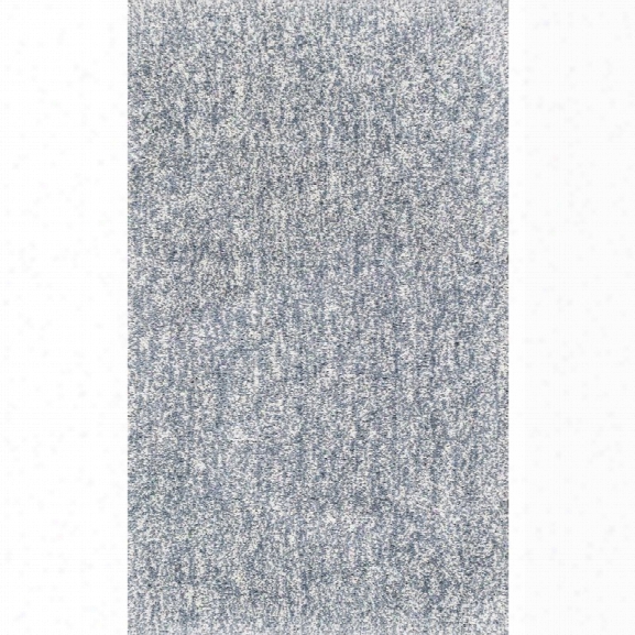 Kas Bliss 9' X 13' Hand-woven Shag Rug In Gray