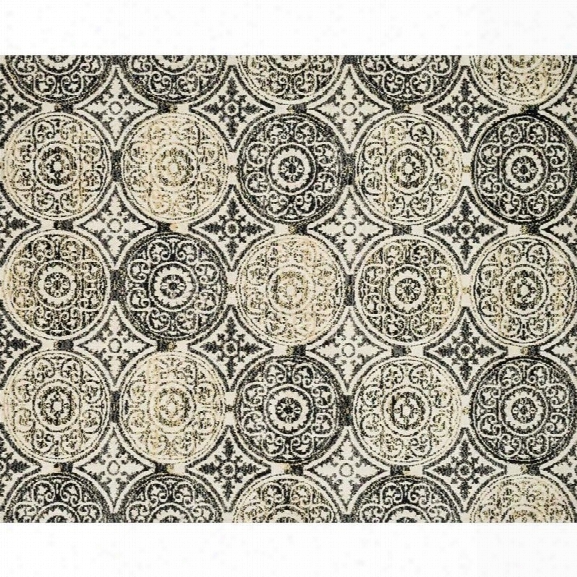 Loloi Avanti 9'3 X 13' Power Loomed Rug In Black And Gold