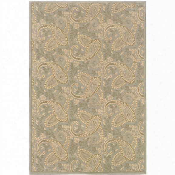 Oriental Weavers Ariana 6'7 X 9'6 Machine Woven Rug In Blue