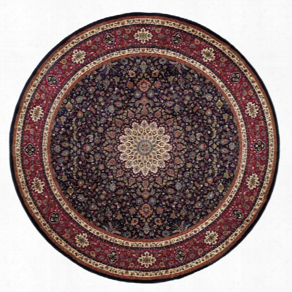 Oriental Weavers Ariana 8' Round Machine Woven Rug In Blue