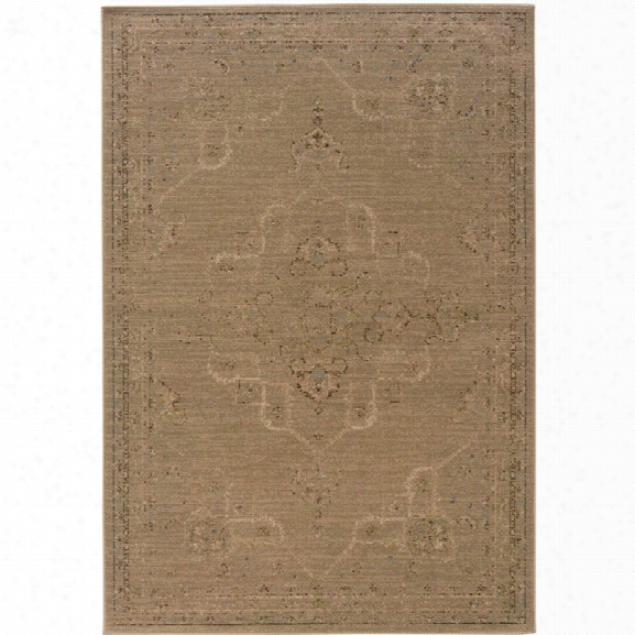 Oriental Weavers Chloe 9'10 X 12'10 Machine Woven Rug In Tan