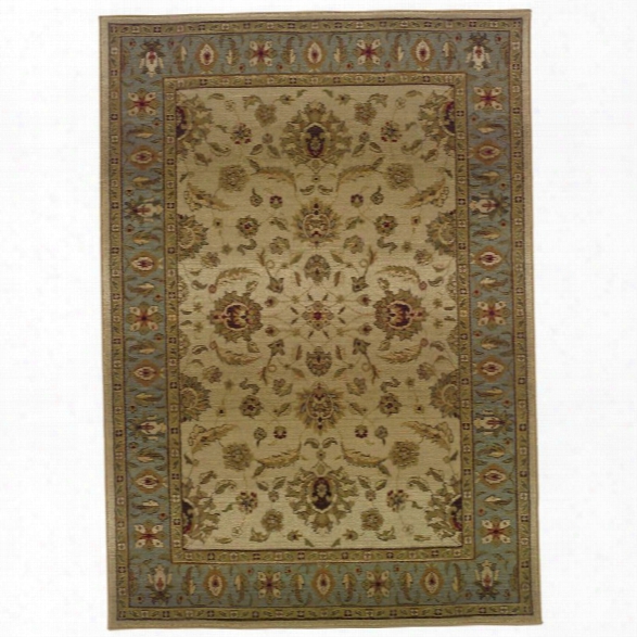 Oriental Weavers Genesis 6'7 X 9'1 Machine Woven Rug In Beige