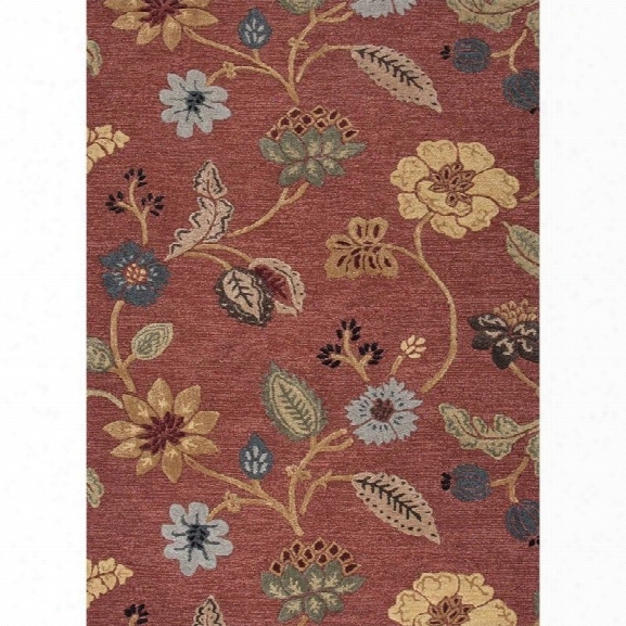 Jaipur Rugs Blue 9'6 X 13'6 Hand Tufted Wool Rug In Red