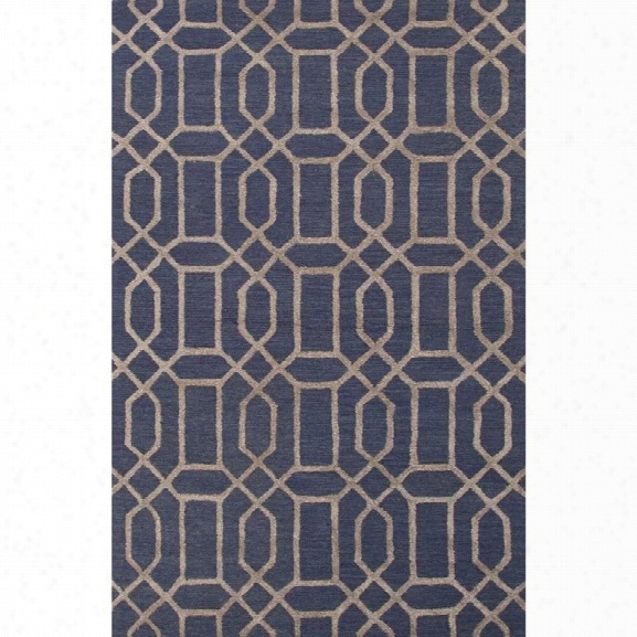 Jaipur Rugs City 8' X 11' Hand Tufted Wool Rug In Blue And Taupe