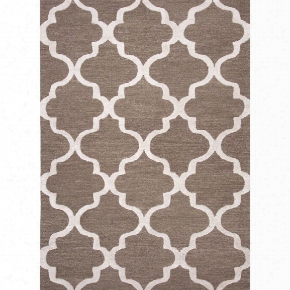 Jaipur Rugs City 9'6 X 13'6 Hand Tufted Wool Rug In Brown And Ivory