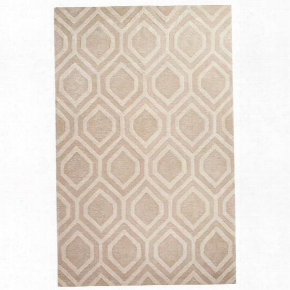 Jaipur Rugs City 9'6 X 13'6 Hand Tufted Wool Rug In Taupe And Ivory