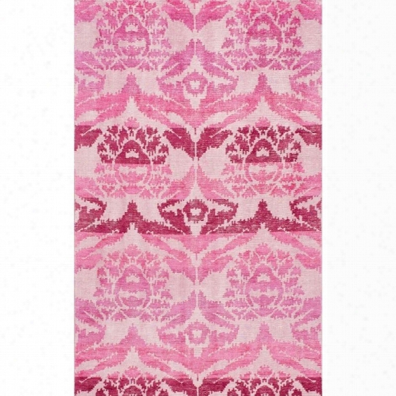 Nuloom 5' X 8' Hand Knotted Kayce Rug In Pink