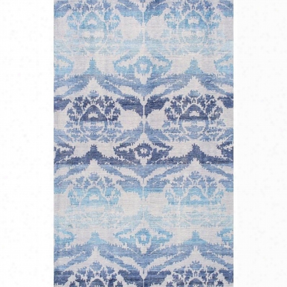 Nuloom 8' X 10' Hand Knotted Kayce Rug In Blue