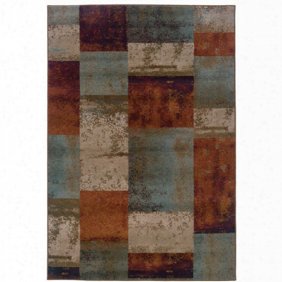 Oriental Weavers Adrienne 7'10 X 10'10 Machine Woven Rug In Blue