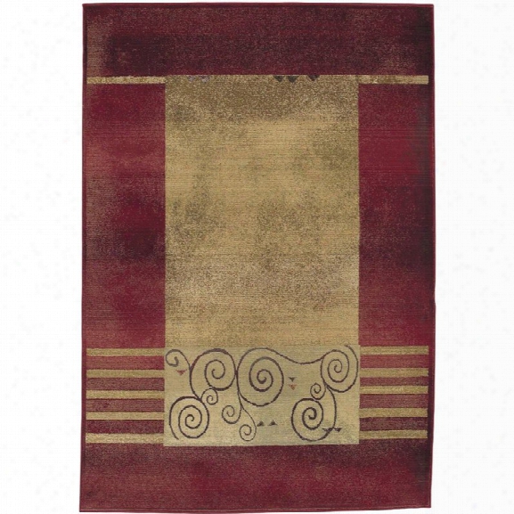 Oriental Weavers Generations 6'7 X 9'1 Machine Woven Rug In Red