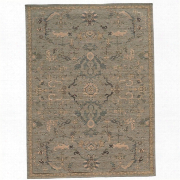 Oriental Weavers Heritage 9'10 X 12'10 Machine Woven Rug In Blue