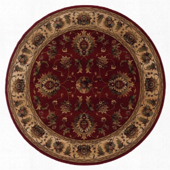 Oriental Weavers Knightsbridge 7'10 Round Machine Woven Rug In Red