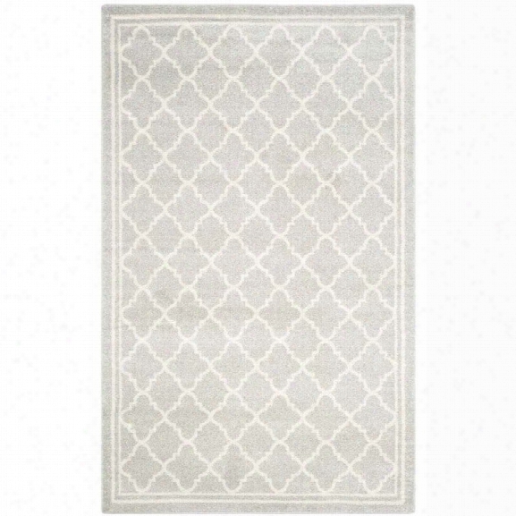 Safavieh Amherst Light Grey Indoor Outdoor Rug - 10' X 14'