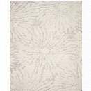 Safavieh Bella 8' X 10' Hand Tufted Wool Rug in Silver and Ivory