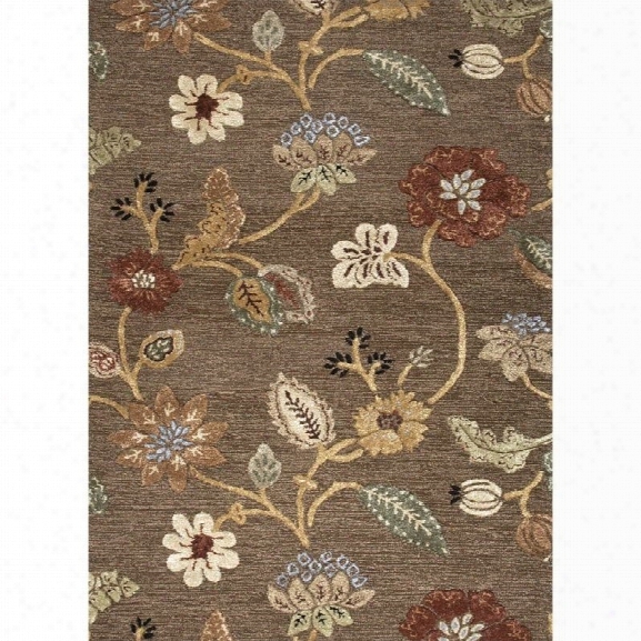 Jaipur Rugs Blue 9'6 X 13'6 Hand Tufted Wool Rug In Brown And Yellow