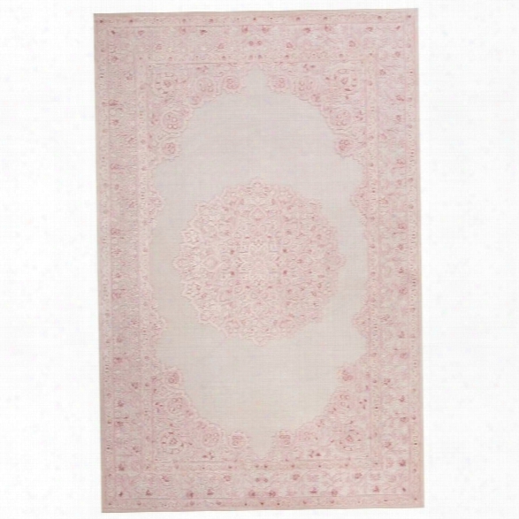 Jaipur Rugs Fables 9' X 12' Rayon Chenille Rug In Ivory And Pink