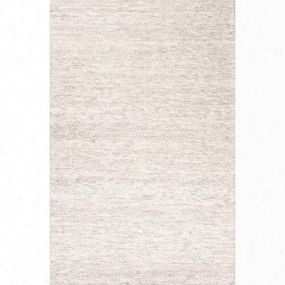 Jaipur Rugs Scandinavia Rakel 9' X 12' Textured Wool Rug In Ivory