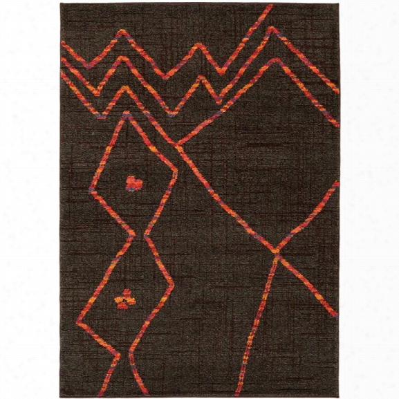 Oriental Weavers Nomad 9'9 X 12'2 Machine Woven Rug In Brown