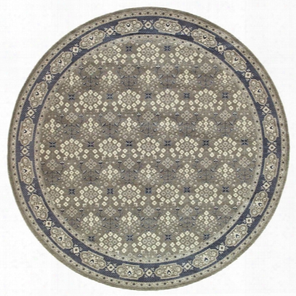 Oriental Weavers Richmond 7'10 Round Machine Woven Rug In Gray